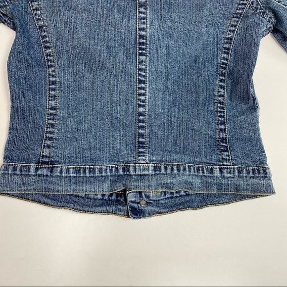 Vintage 90s Tommy Hilfiger Denim Jean Jacket M - Picture 10 of 12